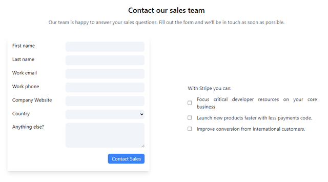 Contact Form UI design Tailwind CSS 