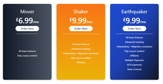  Pricing Card UI for web design