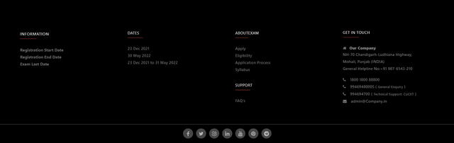  Footer UI design with code by tailblocks.shop