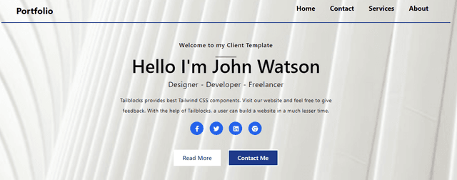  Header Tailwind CSS Blocks - Tailblocks