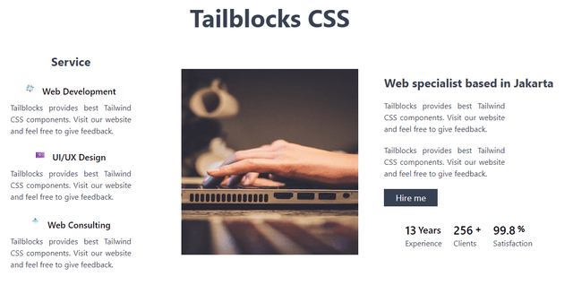  Header Tailwind CSS Blocks - Tailblocks
