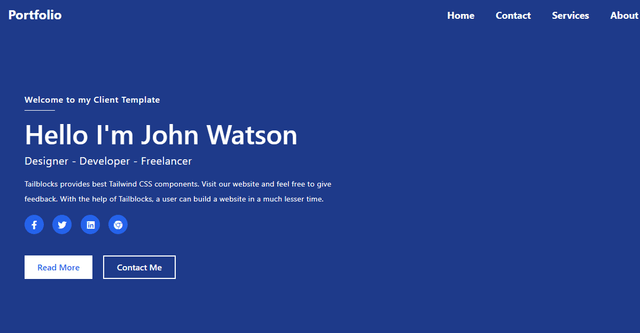  Header Tailwind CSS Blocks - Tailblocks