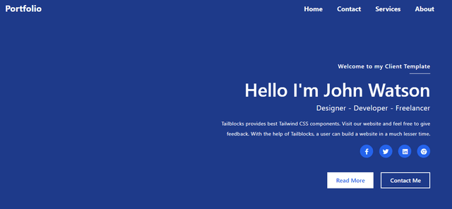  Header Tailwind CSS Blocks - Tailblocks