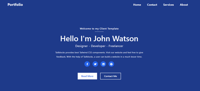  Header Tailwind CSS Blocks - Tailblocks