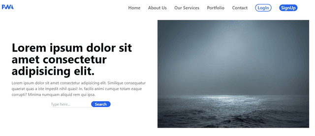 Header UI design by Tailwind CSS - Tailblocks 